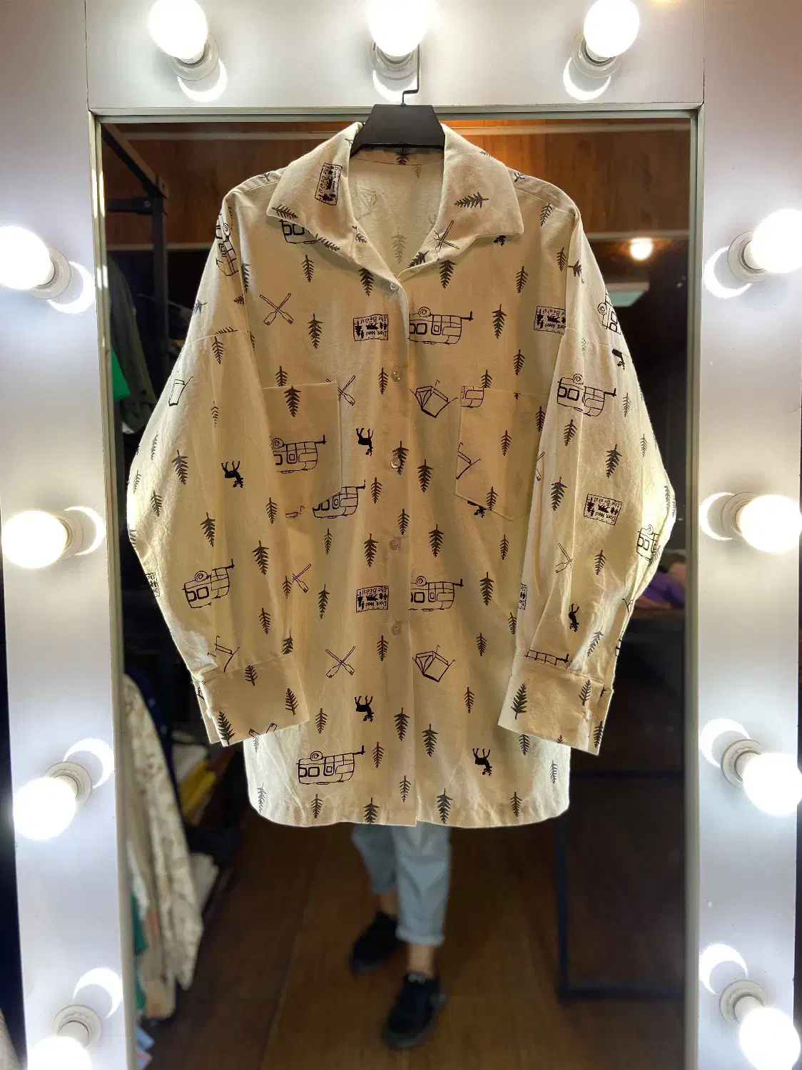 آینه چراغ دار با چوب mdf|آینه|بابل, |دیوار