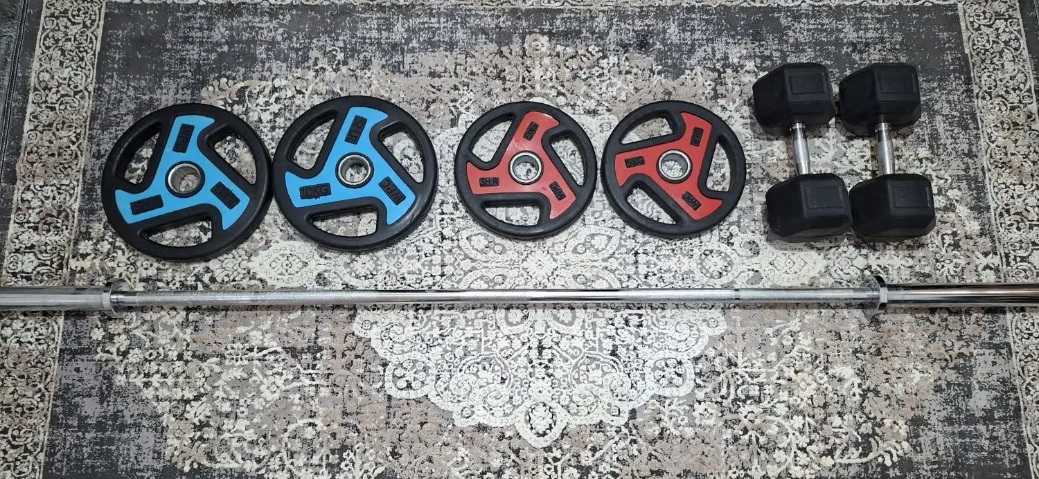 هالتر  صفحه و دمبل باشگاهی|تجهیزات ورزشی|اهواز, کیانپارس |دیوار