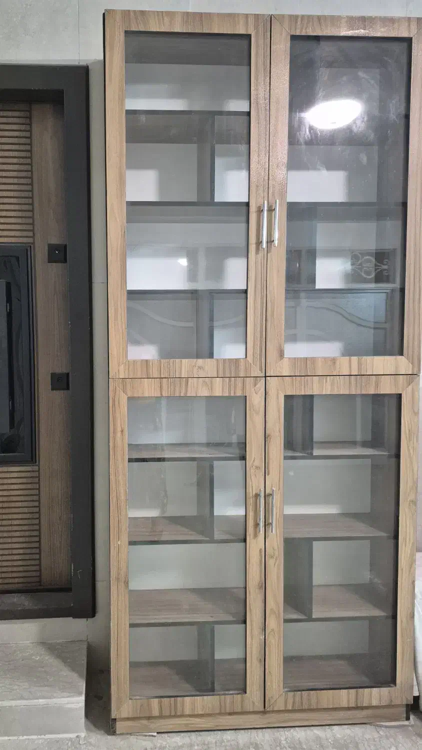 کتابخانه MDF درب دار۳عدد|کتابخانه، شلف، قفسه‌های دیواری|قم, بنیاد|دیوار