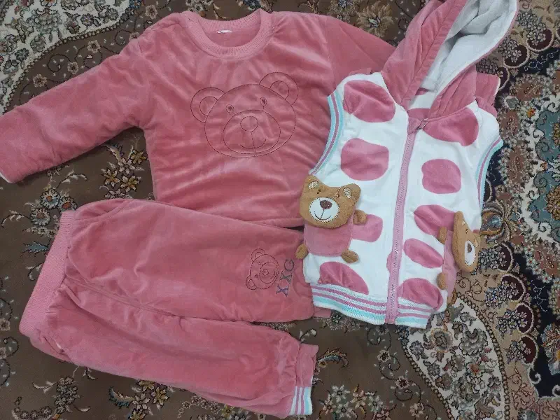 کاپشن سه تیکه نو|کفش و لباس بچه|رضویه, |دیوار