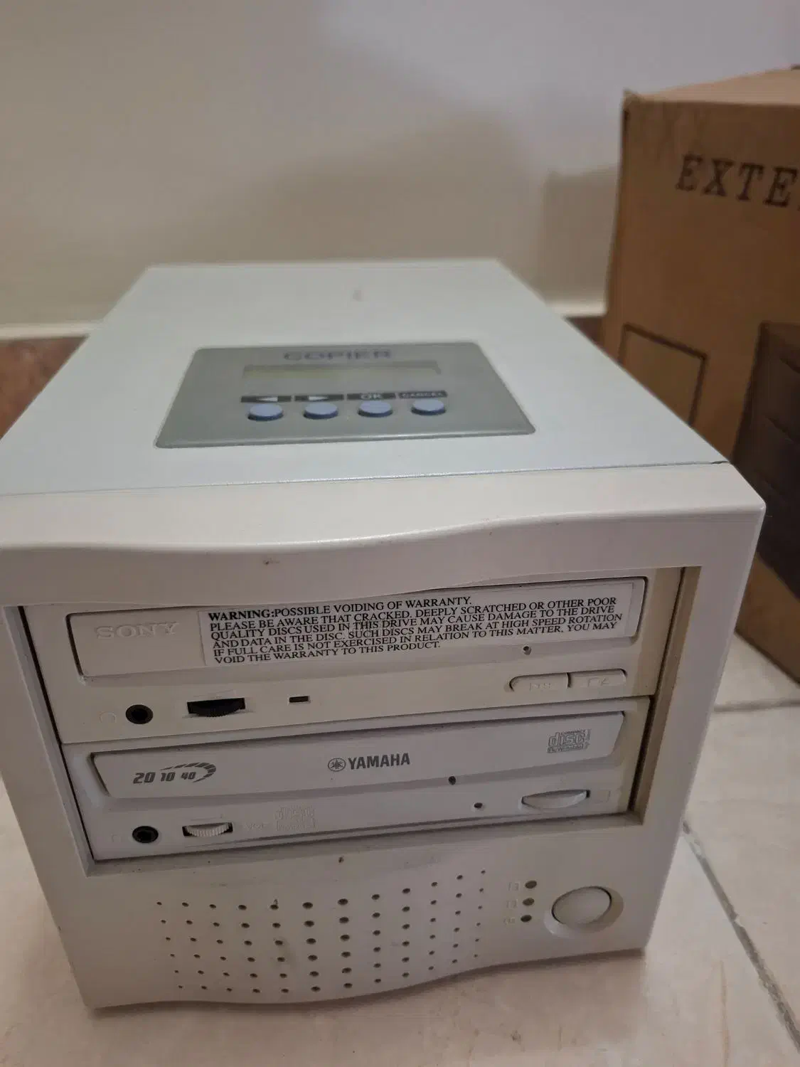 دستکاه تکثیر cd دو درایو external box|قطعات و لوازم جانبی رایانه|تهران, فلاح|دیوار