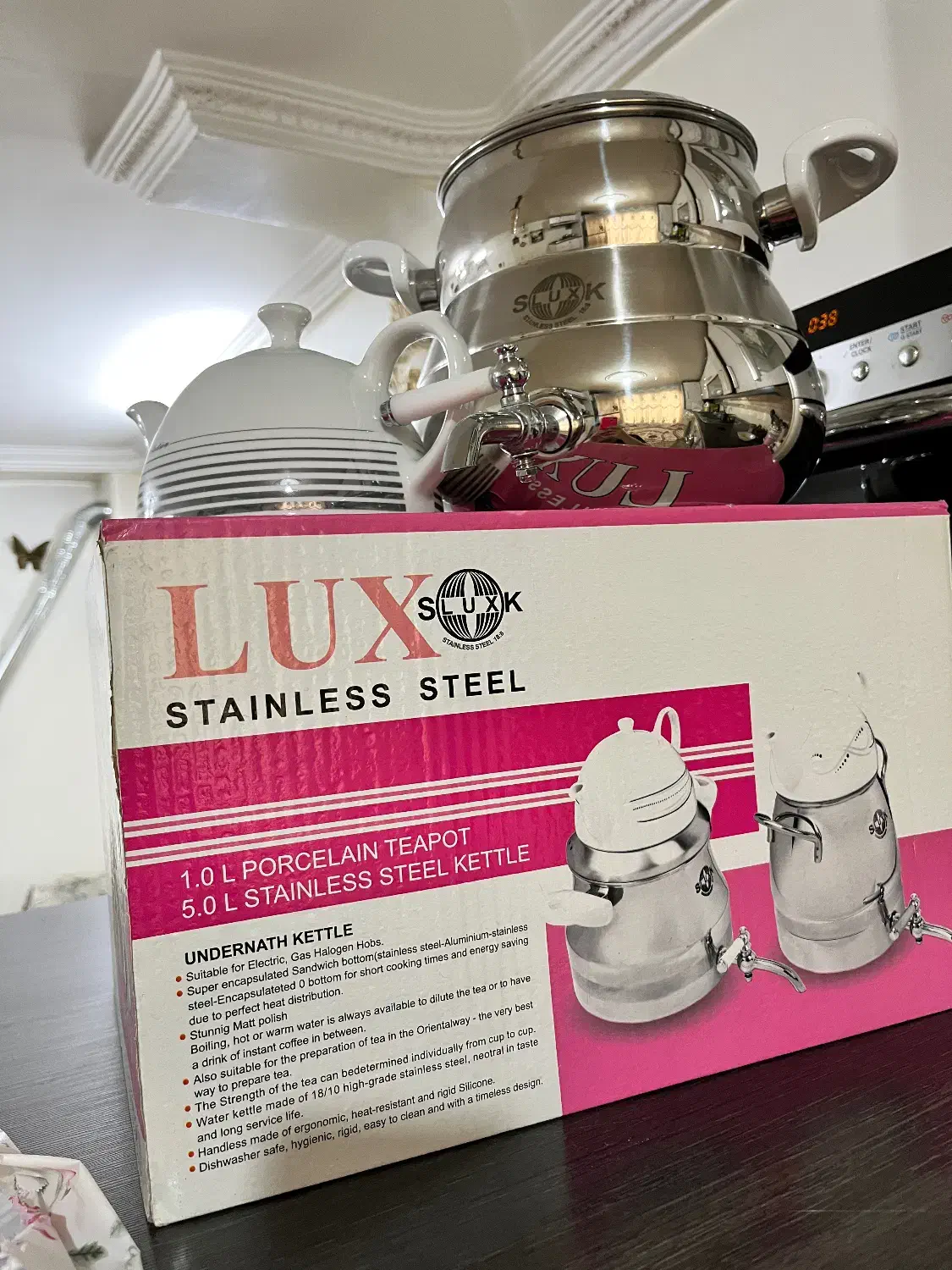 کتری قوری اس لوکس ۶لیتری در حدنو نو|قوری، کتری، قهوهساز دستی|تهران, هاشمآباد|دیوار