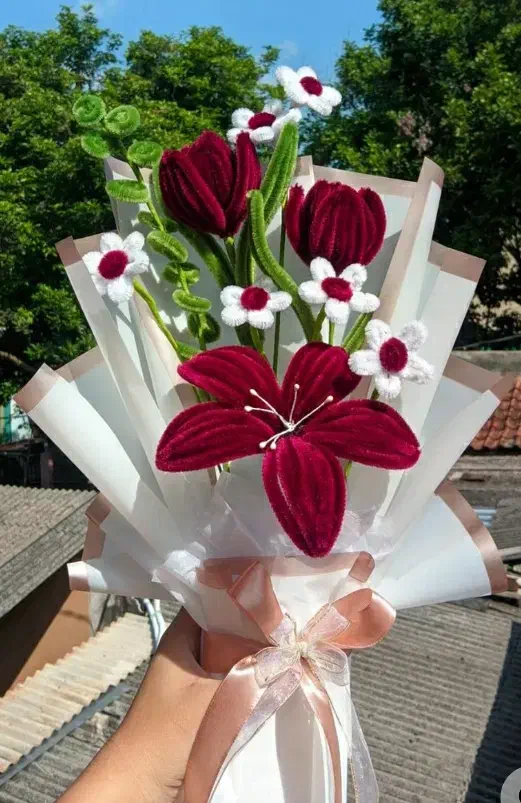 گل مخملی|گل مصنوعی|مریوان, |دیوار