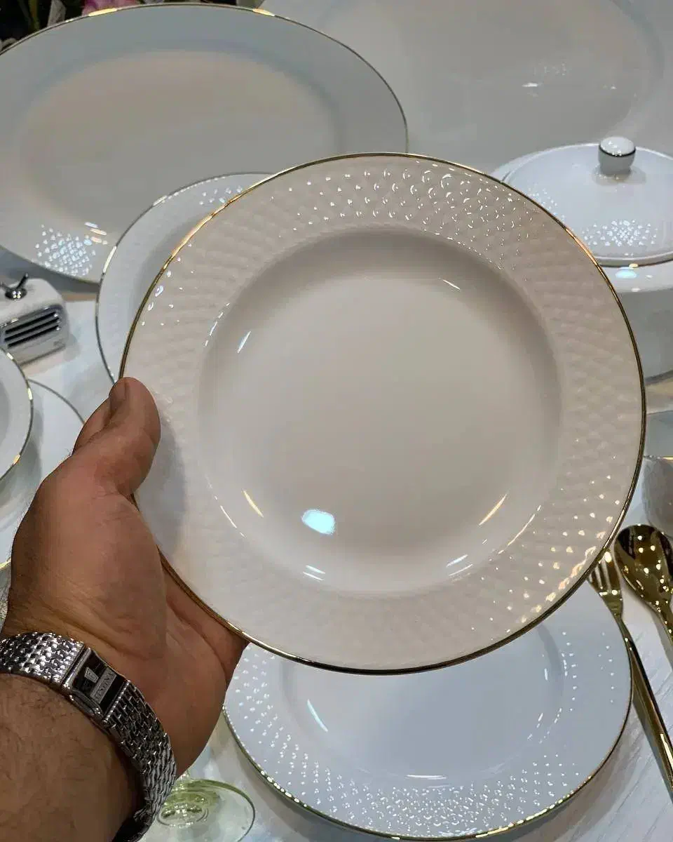 سرویس چینی 12 نفره زرین رادیانس لب طلا آکبند|ظروف سرو و پذیرایی|تهران, شوش (باغ آذری)|دیوار