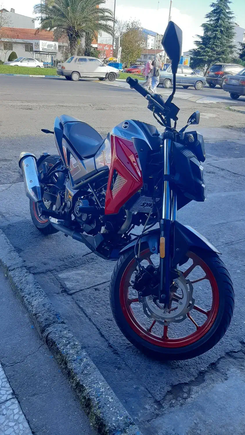 گلکسی na 180 sym|موتورسیکلت|رشت, منظریه|دیوار