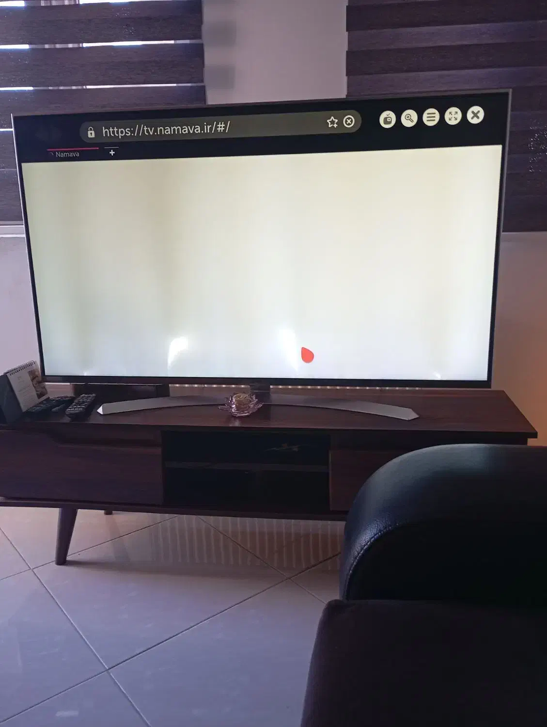 تلوزیون الجی 55 اینچ|تلویزیون و پروژکتور|بندر انزلی, زنبق|دیوار