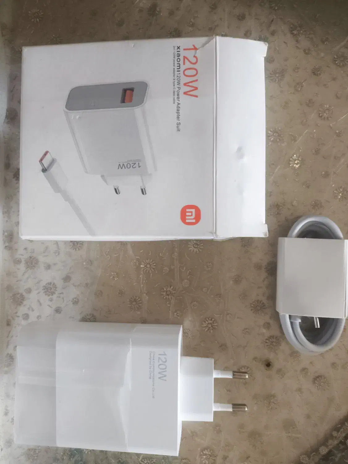 سری شارژر 120W به همراه کابل تایپ C|لوازم جانبی موبایل و تبلت|دامغان, |دیوار