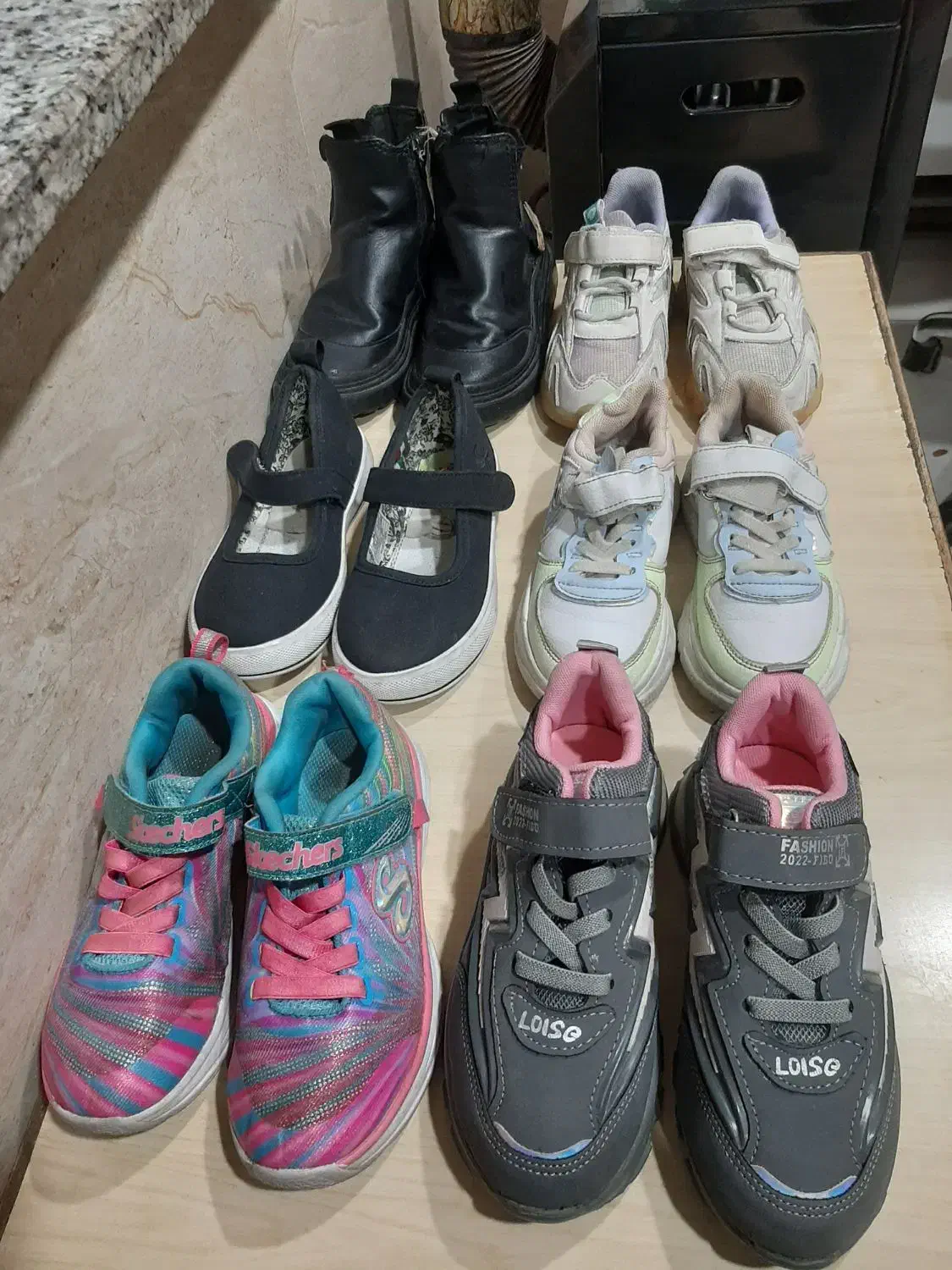 ۱۴جفت‌کتونی‌وکفش‌اورجینال‌خارجی‌بچه‌گانه‌|کفش و لباس بچه|میانه, |دیوار