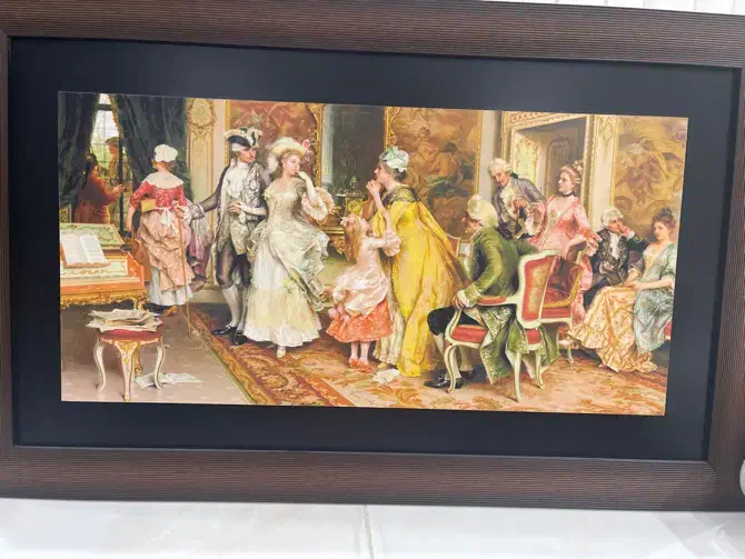 تابلو نقاشی فرانسوی چاپ|تابلو، نقاشی، عکس|اهواز, شهرک نفت|دیوار