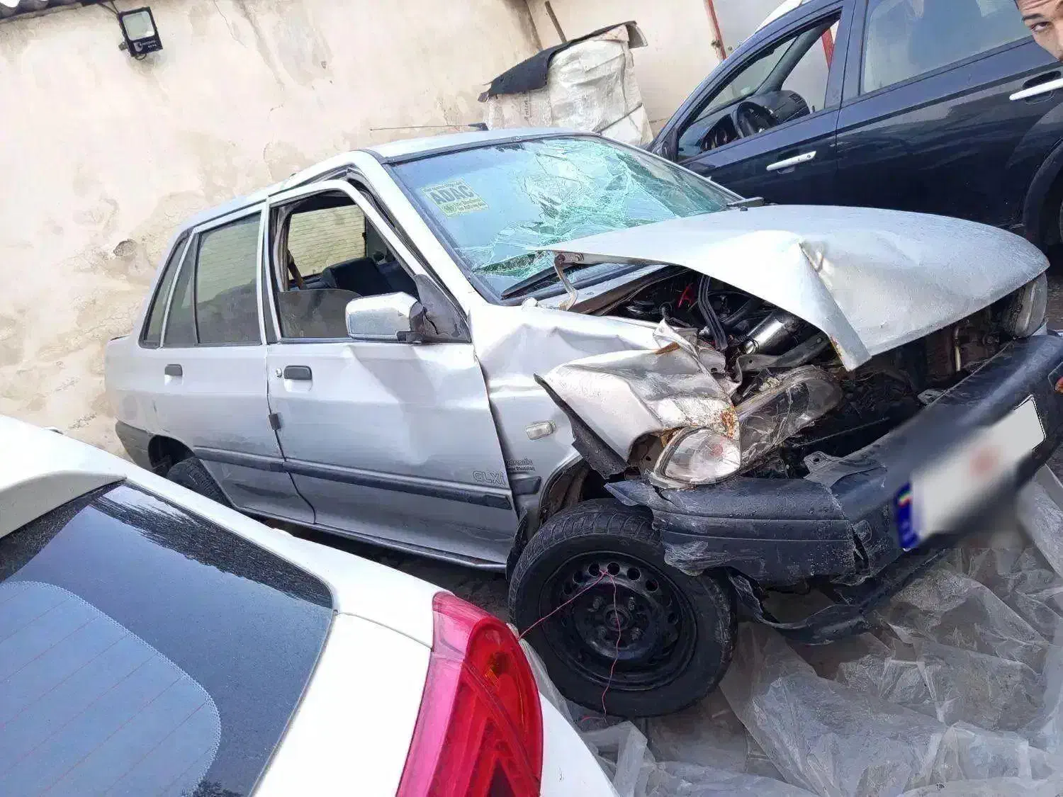 پرایدمدل 86 تصادفی|خودرو سواری و وانت|رشت, دیلمان|دیوار