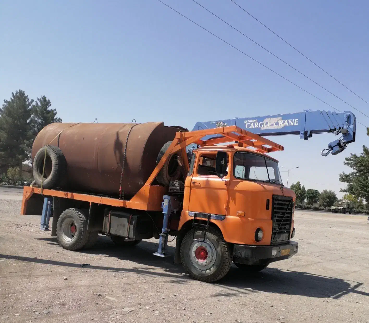 جرثقیل سه تن دکل بلند|خدمات حمل و نقل|نیشابور, مازول|دیوار