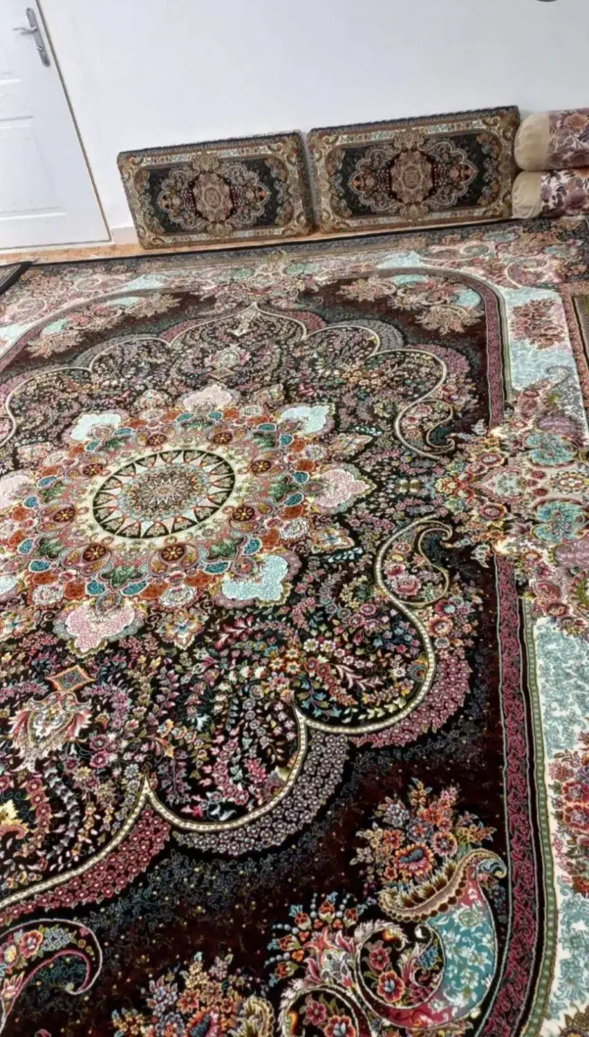 ۲ عدد دوازده متری و شش عدد پشتی|فرش|کامیاران, |دیوار