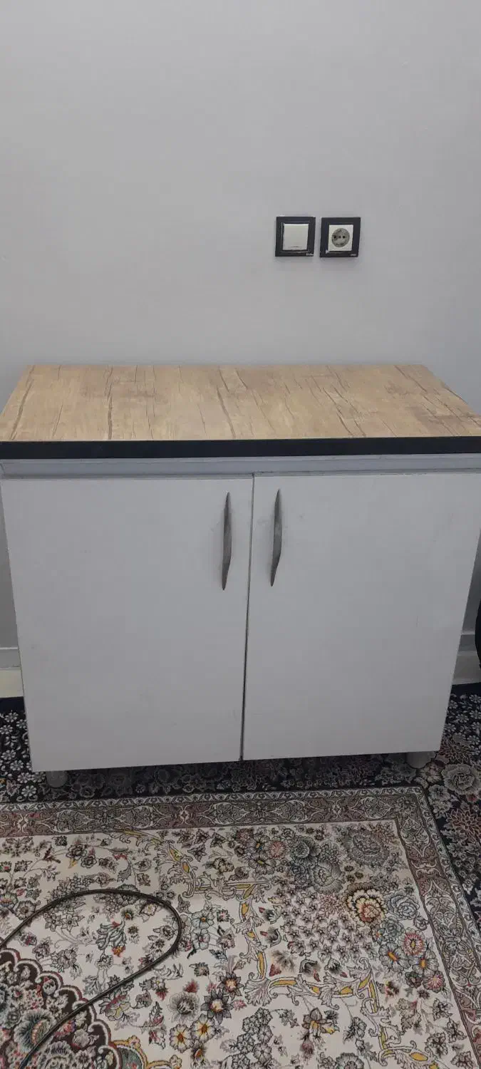 کابینت زمینی دو در|آب‌چکان و نظم‌دهنده ظروف|قدس, هفت جوی|دیوار