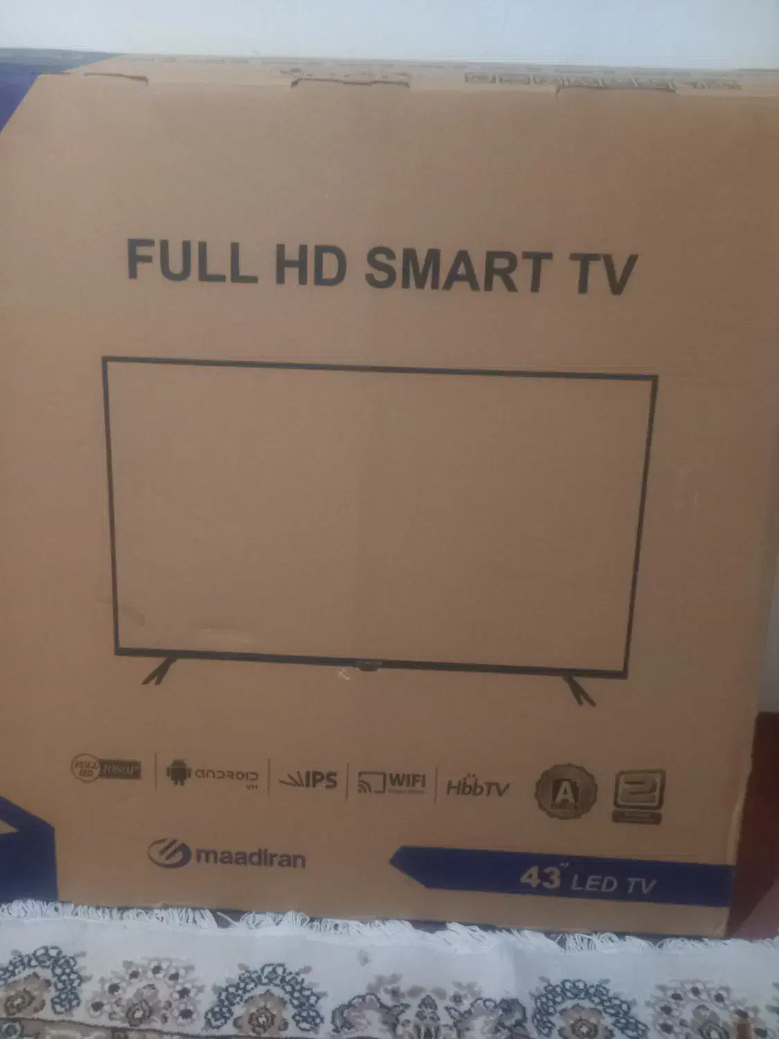 تلوزیون 43اینچ اگس ویژن|تلویزیون و پروژکتور|ارومیه, |دیوار