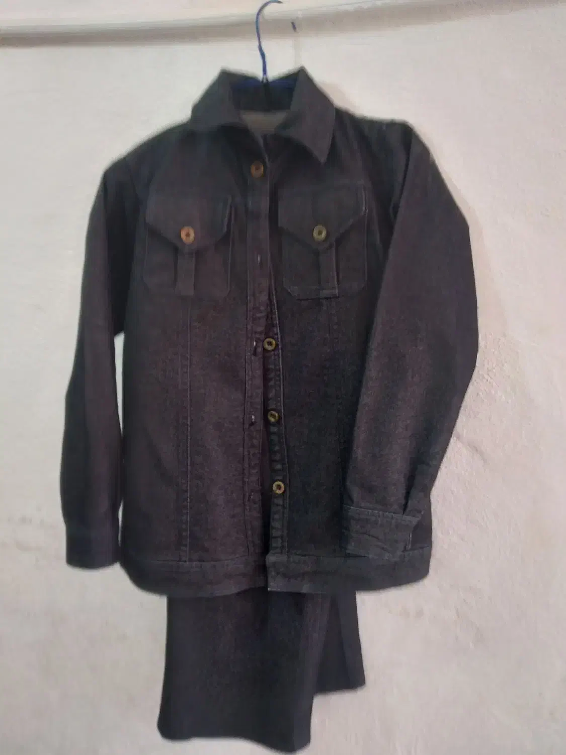 دو دست ست مخمل کبریتی و لی|لباس|کرمان, |دیوار