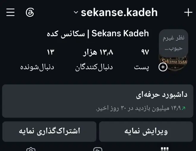 پیج ۱۴ هزار فالور همش واقعی خیلی فعال تضمینی|لوازم جانبی موبایل و تبلت|تبریز, |دیوار