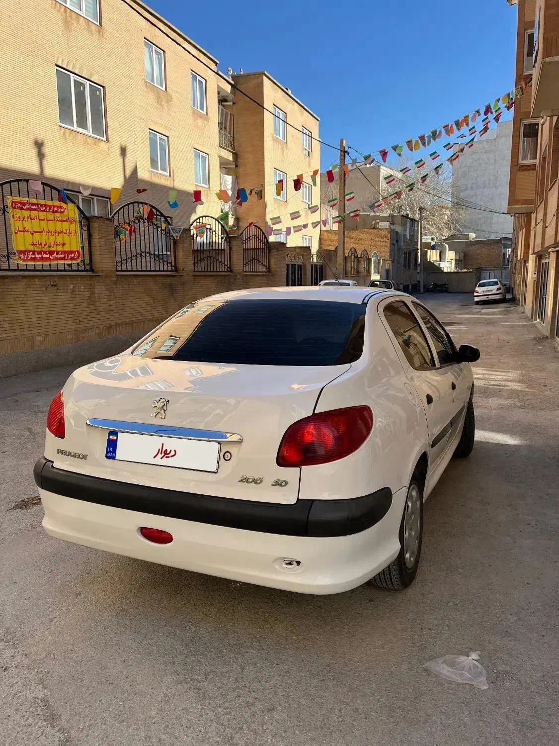 ۲۰۶اس دی tu5|خودرو سواری و وانت|همدان, |دیوار