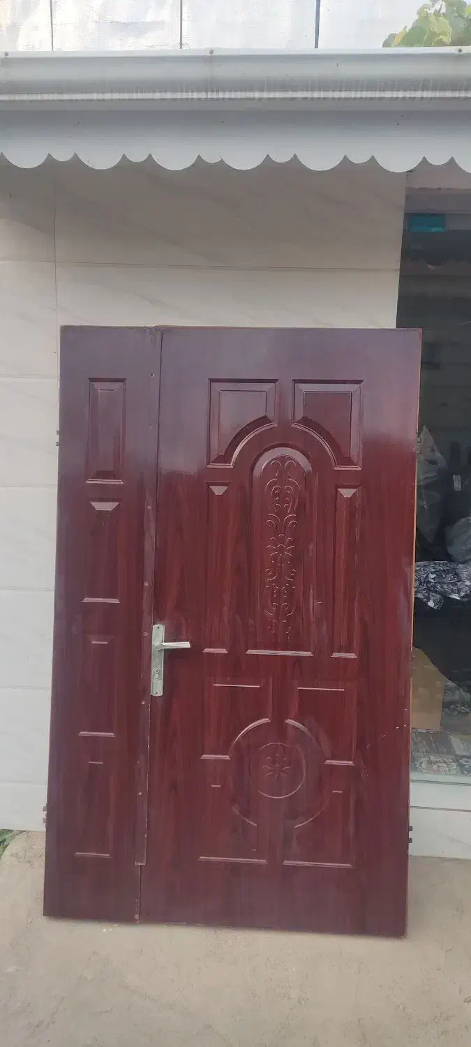 درب چوبی|مصالح و تجهیزات ساختمان|لشت نشا, |دیوار