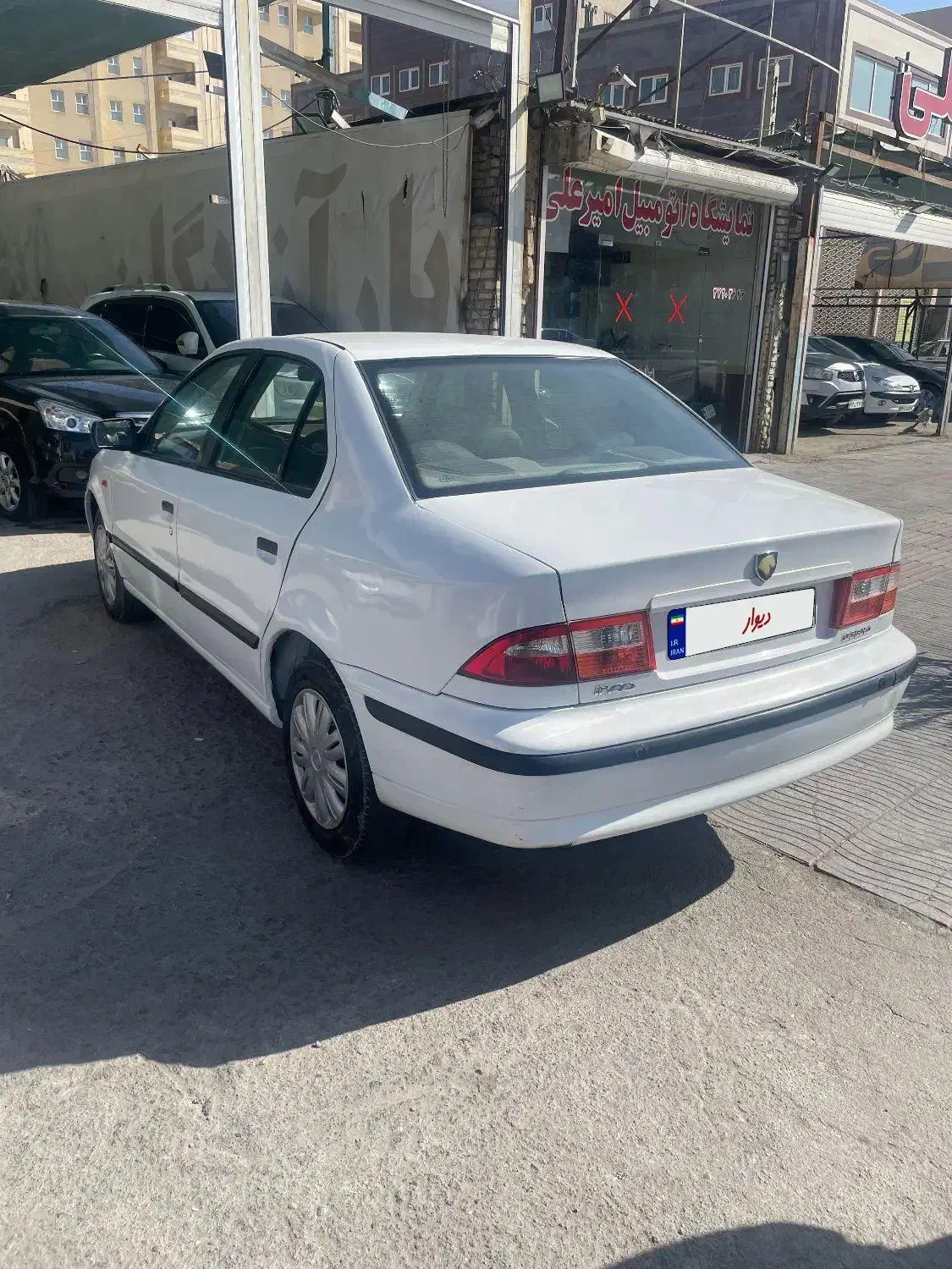 سمند سفید مدل 93 ef7|خودرو سواری و وانت|یزد, |دیوار