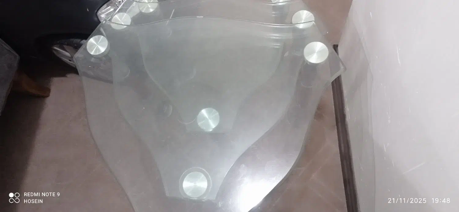 گل میز شیشه ای سه تیکه|مبلمان خانگی و میز عسلی|اهواز, فاز ۱ پادادشهر|دیوار