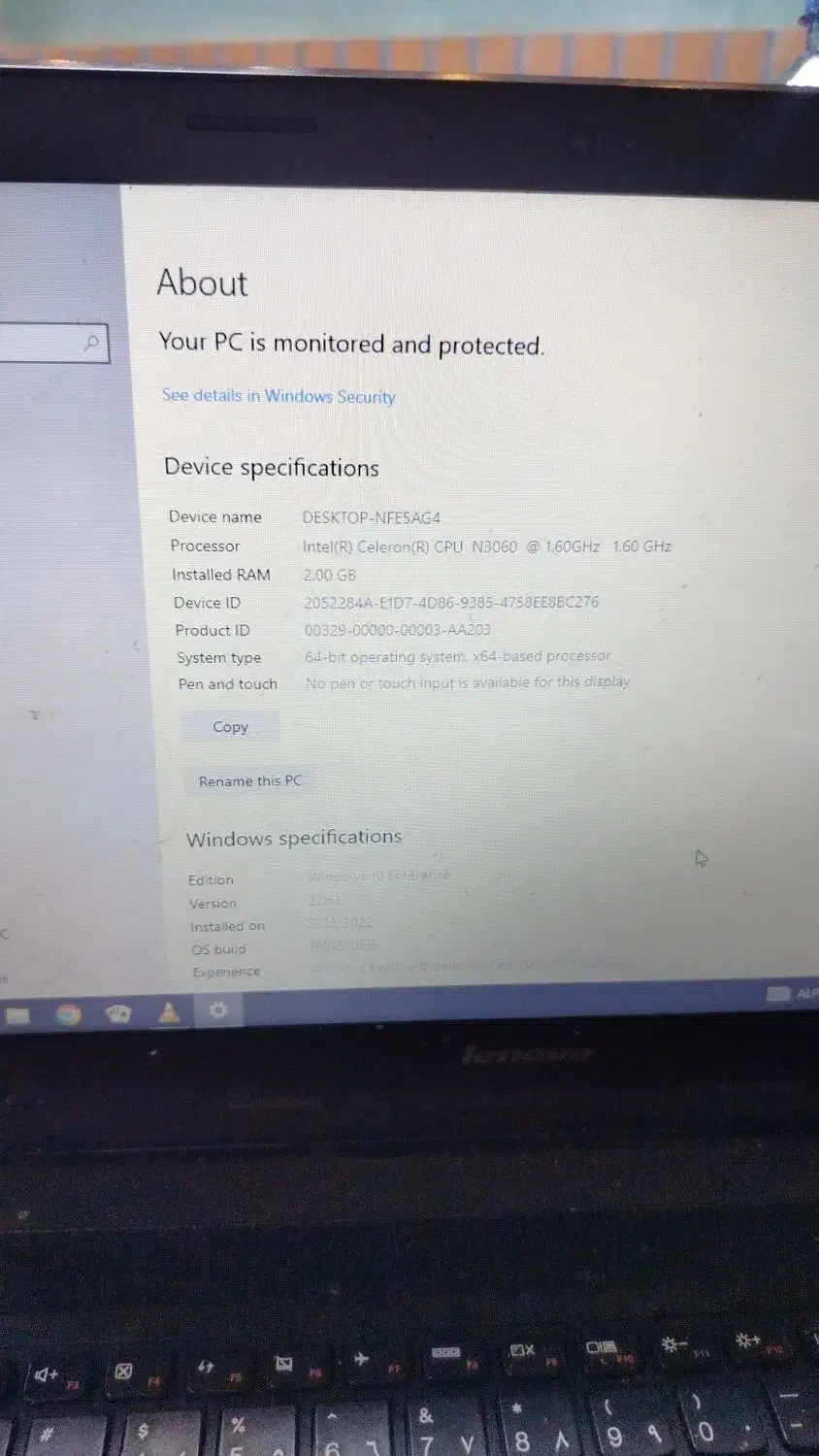 لپتاپ لنوو کارکرده عجله دارم برای فروش|رایانه همراه|آبادان, |دیوار