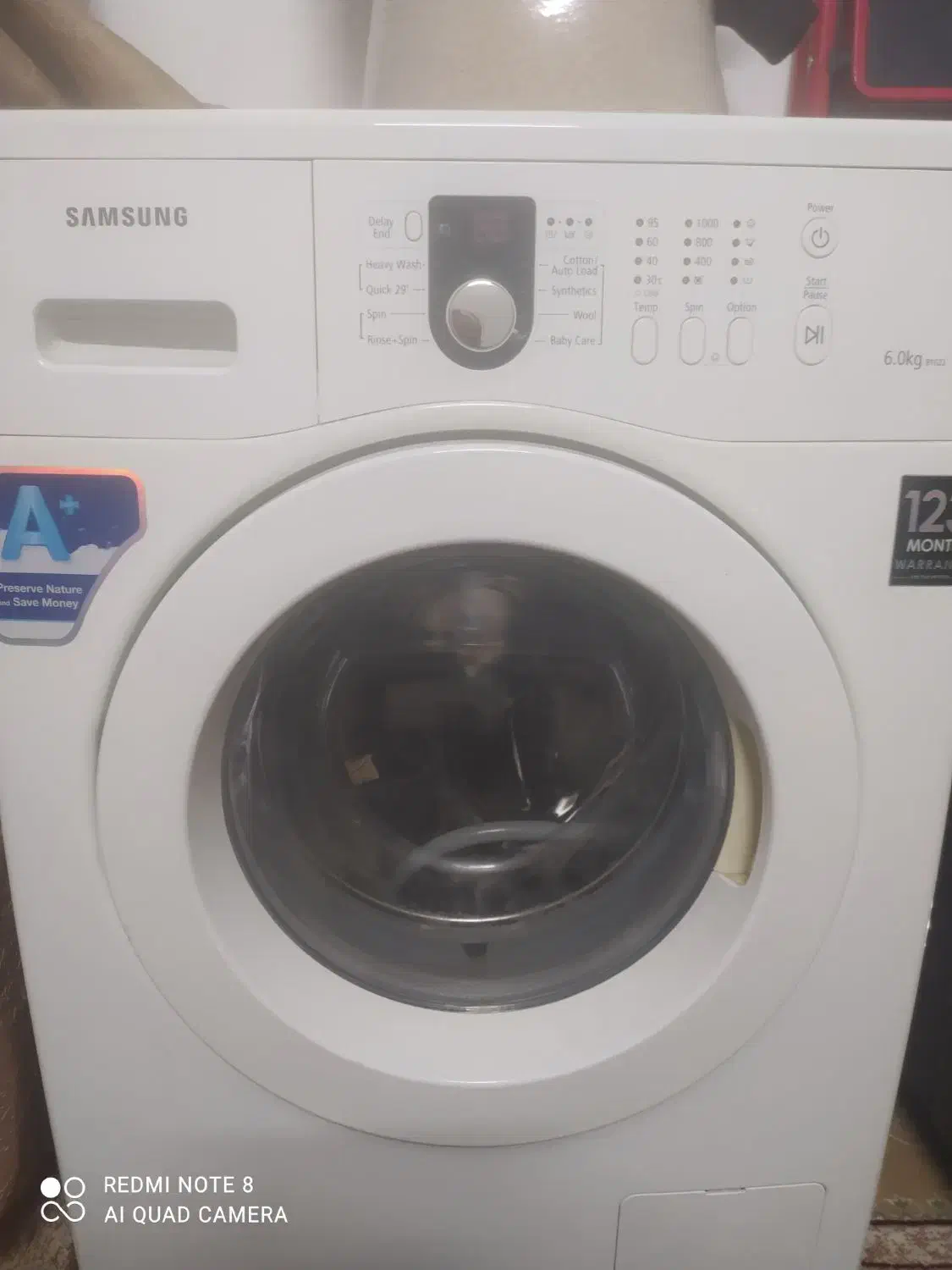 فروش ماشین لباسشویی اتوماتیک سامسونگ کاملاً سالم|ماشین لباسشویی و خشککن لباس|گنبد کاووس, |دیوار