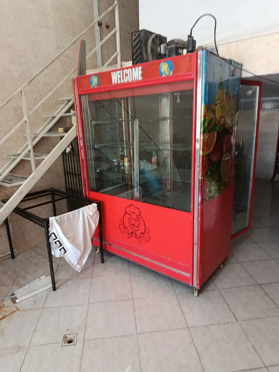 یخچال ویترینی دو درب عمق بزرگ|یخچال و فریزر|یزد, |دیوار