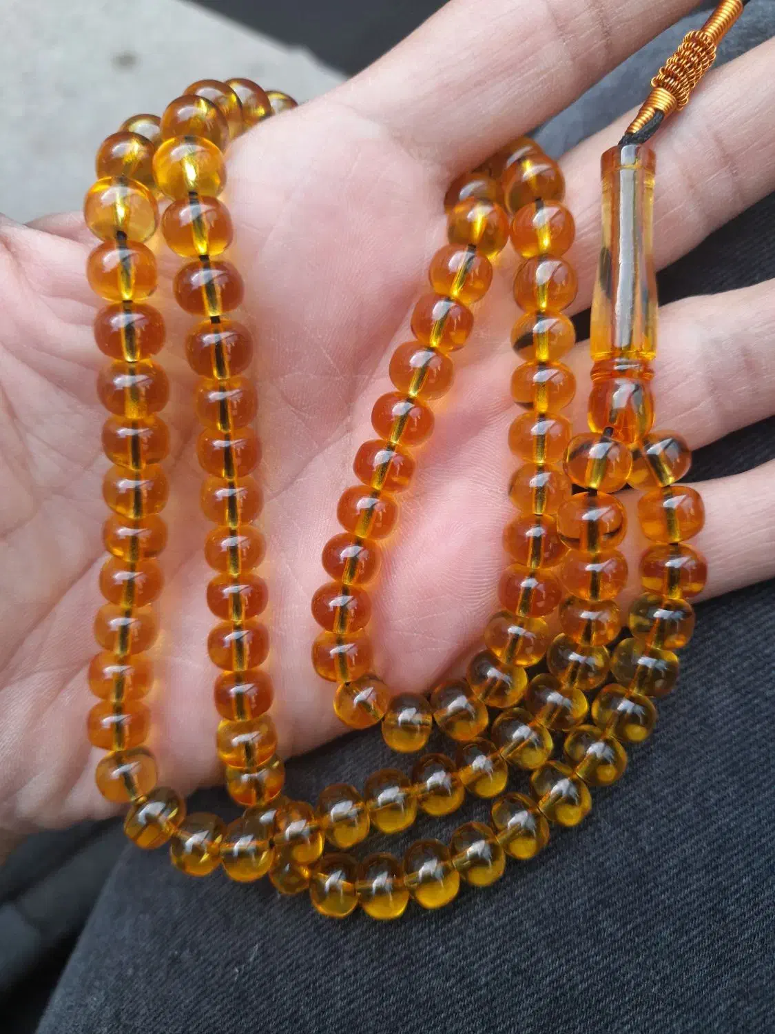 تسبیح شمش درجه ۱|کلکسیون اشیاء عتیقه|اسلام‌‌آباد غرب, |دیوار