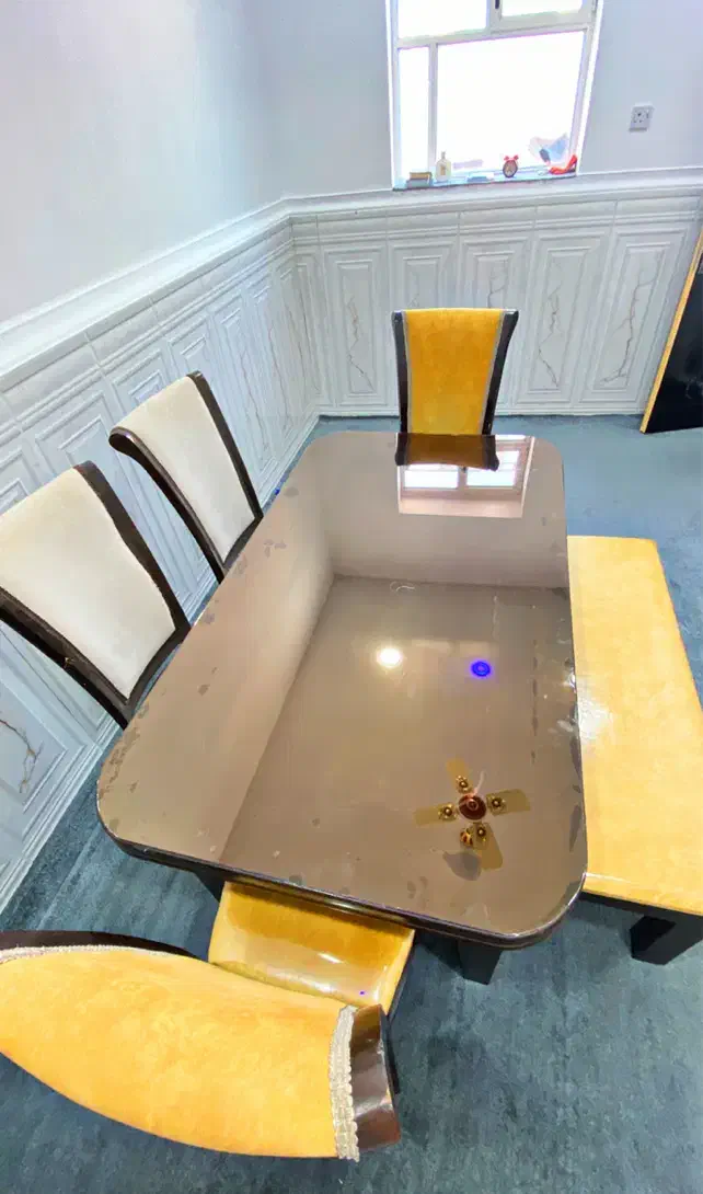 میز ناهارخوری ۶ نفره چوبی|میز و صندلی غذاخوری|قشم, |دیوار