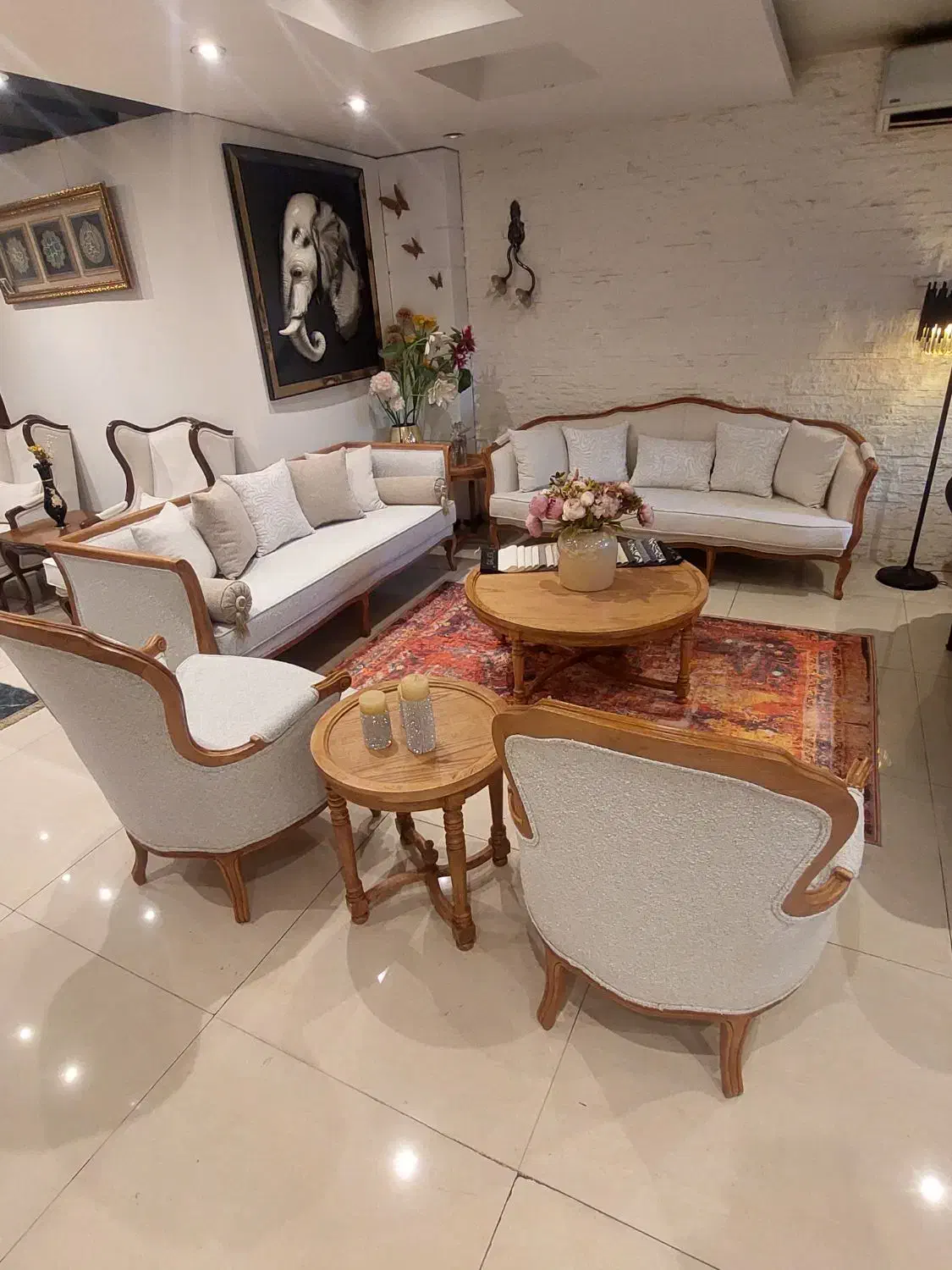 مبلمان استیل فرانسوی، چوب راش با ضمانت|مبلمان خانگی و میز عسلی|تهران, علم و صنعت|دیوار