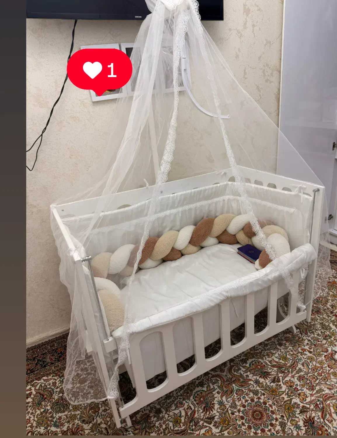 تخت کنارمادرنوزادی|تخت و سرویس خواب|تهران, خزانه|دیوار