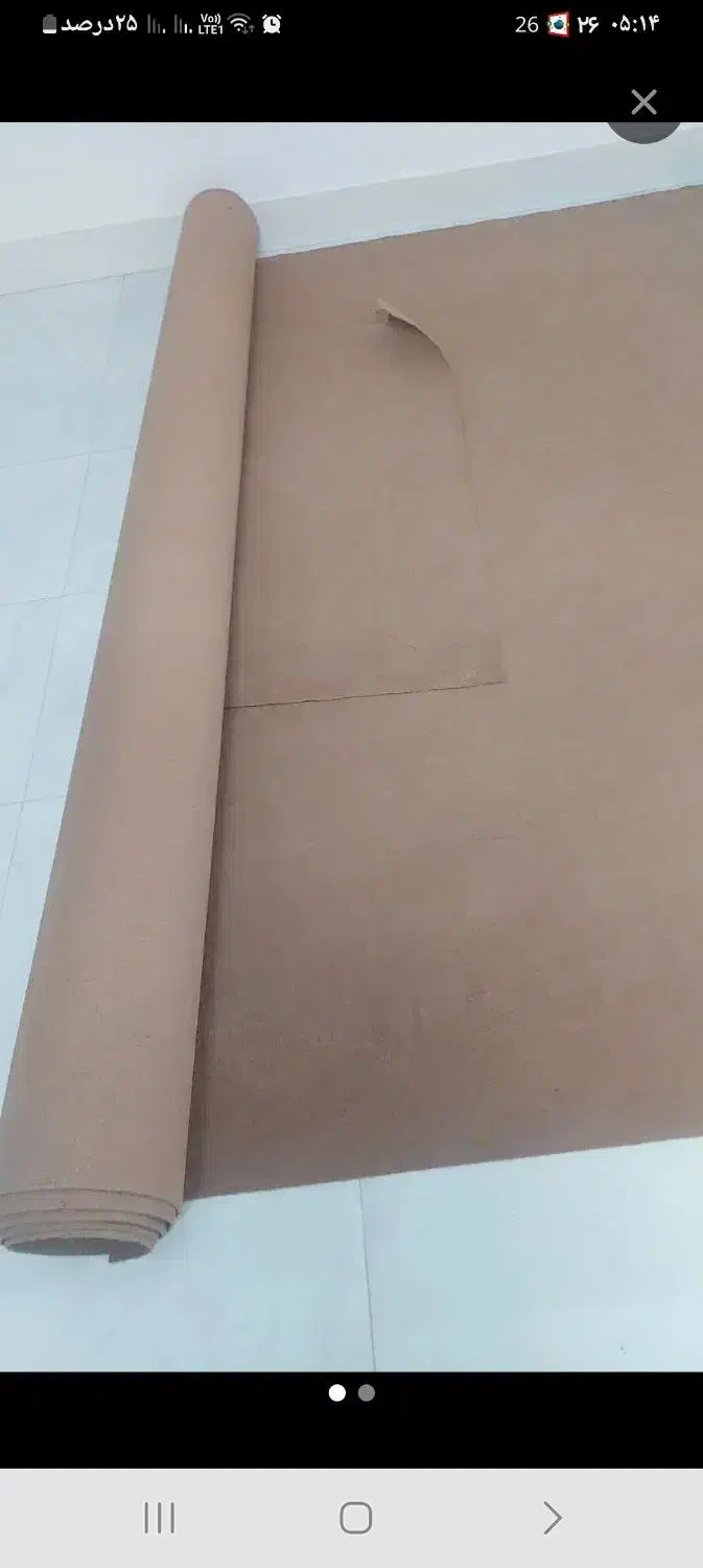 موکت کارکرده در حد نو وضخیم در دوطرح نخلی وابرنگ|موکت|چناران, |دیوار