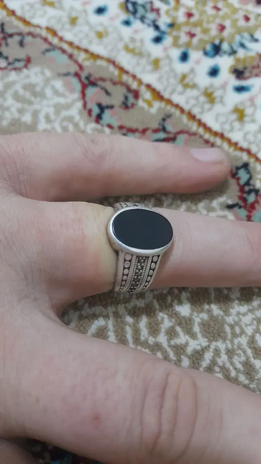 انگشتر نقره ۹۲۵|جواهرات|میاندوآب, |دیوار