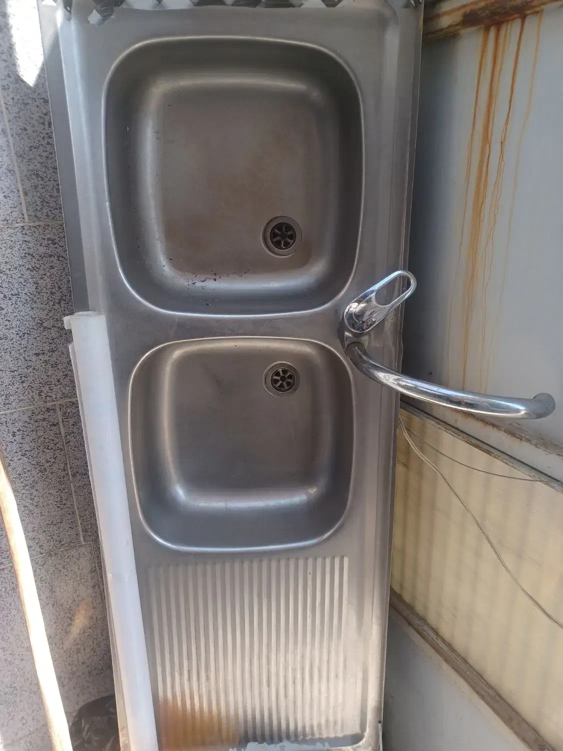 سینک دوقولو|مصالح و تجهیزات ساختمان|شهرکرد, |دیوار