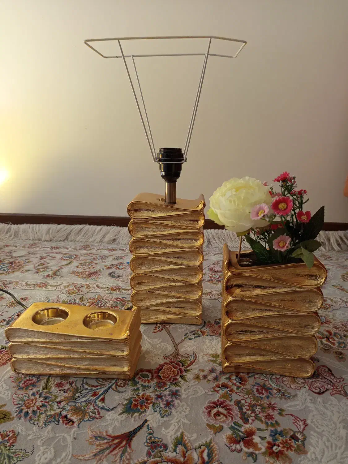 چراغ خواب سه تیکه|چراغ خواب و آباژور|اسلام‌شهر, زرافشان|دیوار