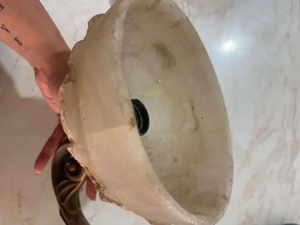 لوستر کلاسیک از سنگ مرمر|لوستر و چراغ آویز|قرچک, شهرک طلائیه|دیوار