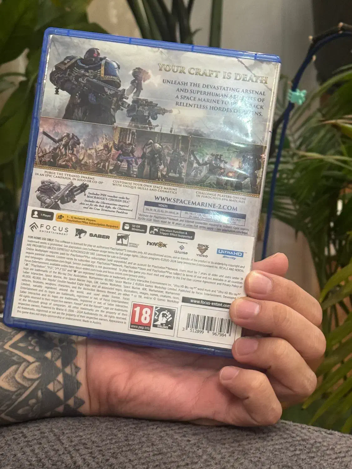 بازی ps5 space marine warhammer 40000|کنسول، بازی ویدئویی و آنلاین|تهران, علم و صنعت|دیوار