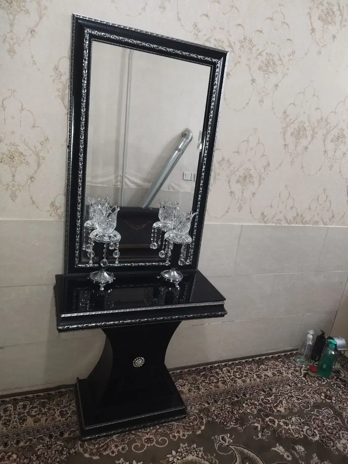 اینه کنسول وشعمدانی|مبلمان خانگی و میز عسلی|گنبد کاووس, |دیوار