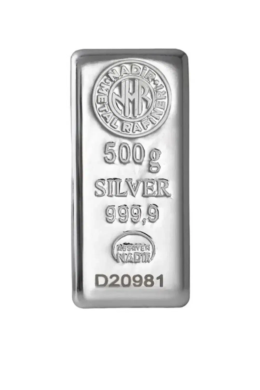 شمش نقره ۵۰۰ گرمی Nadir 999.9|جواهرات|تهران, تهرانسر شمالی|دیوار