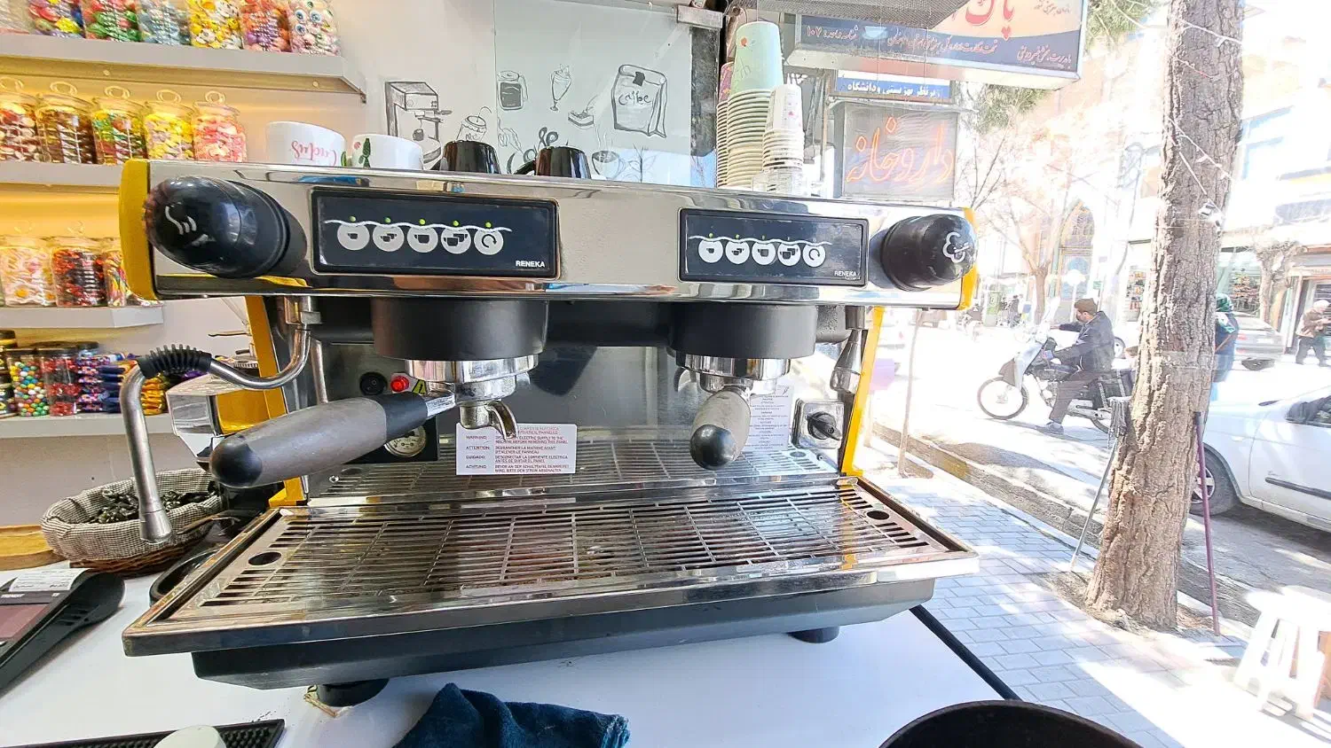 دستگاه صنعتی قهوه ساز دو گروپ رنیکا اسپانیا|کافی‌شاپ و رستوران|لنجان, |دیوار