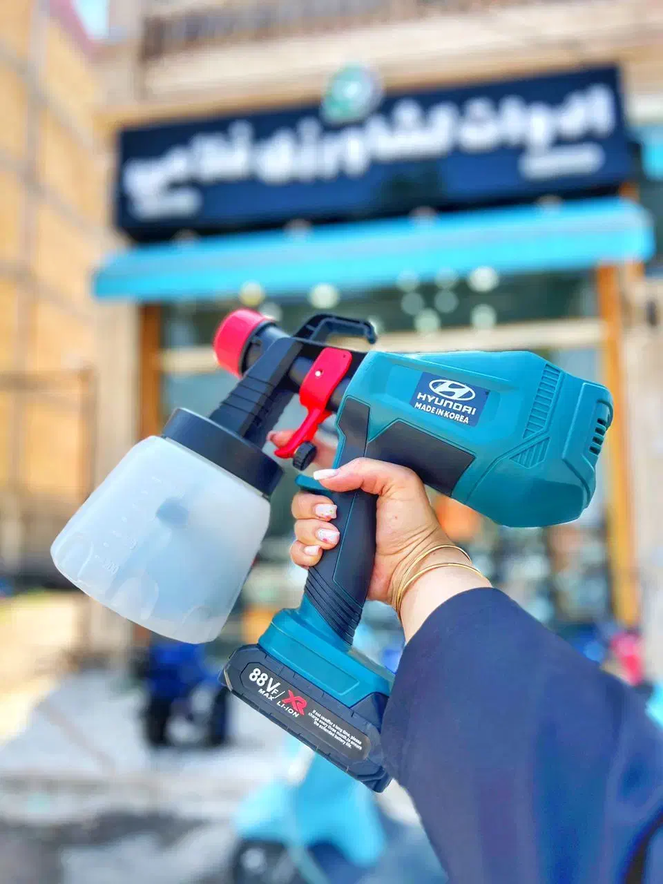 پمپ پیسوله رنگ باد پاش شارژی دریل اینورتر کفکش آب|ابزارآلات|رشت, بلوار گیلان|دیوار