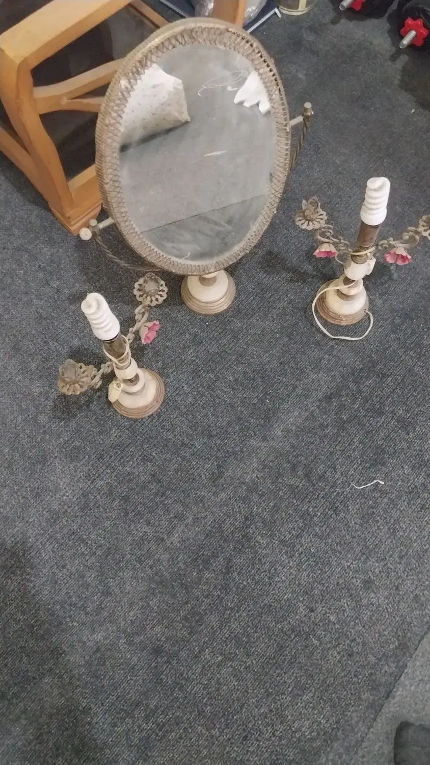 آینه و شمعدان|آینه|آمل, |دیوار