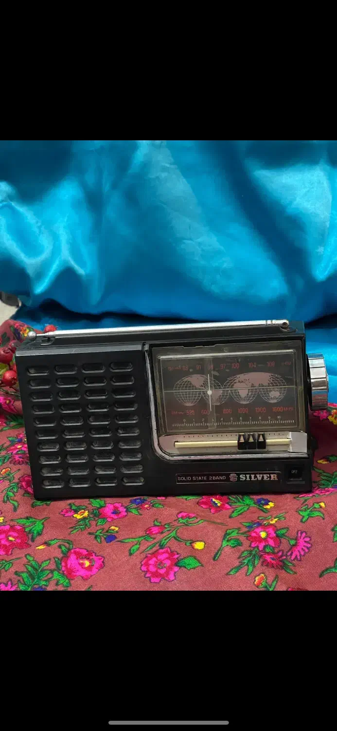 رادیو قدیمی مارک سیلور|سیستم صوتی خانگی|چمستان, |دیوار