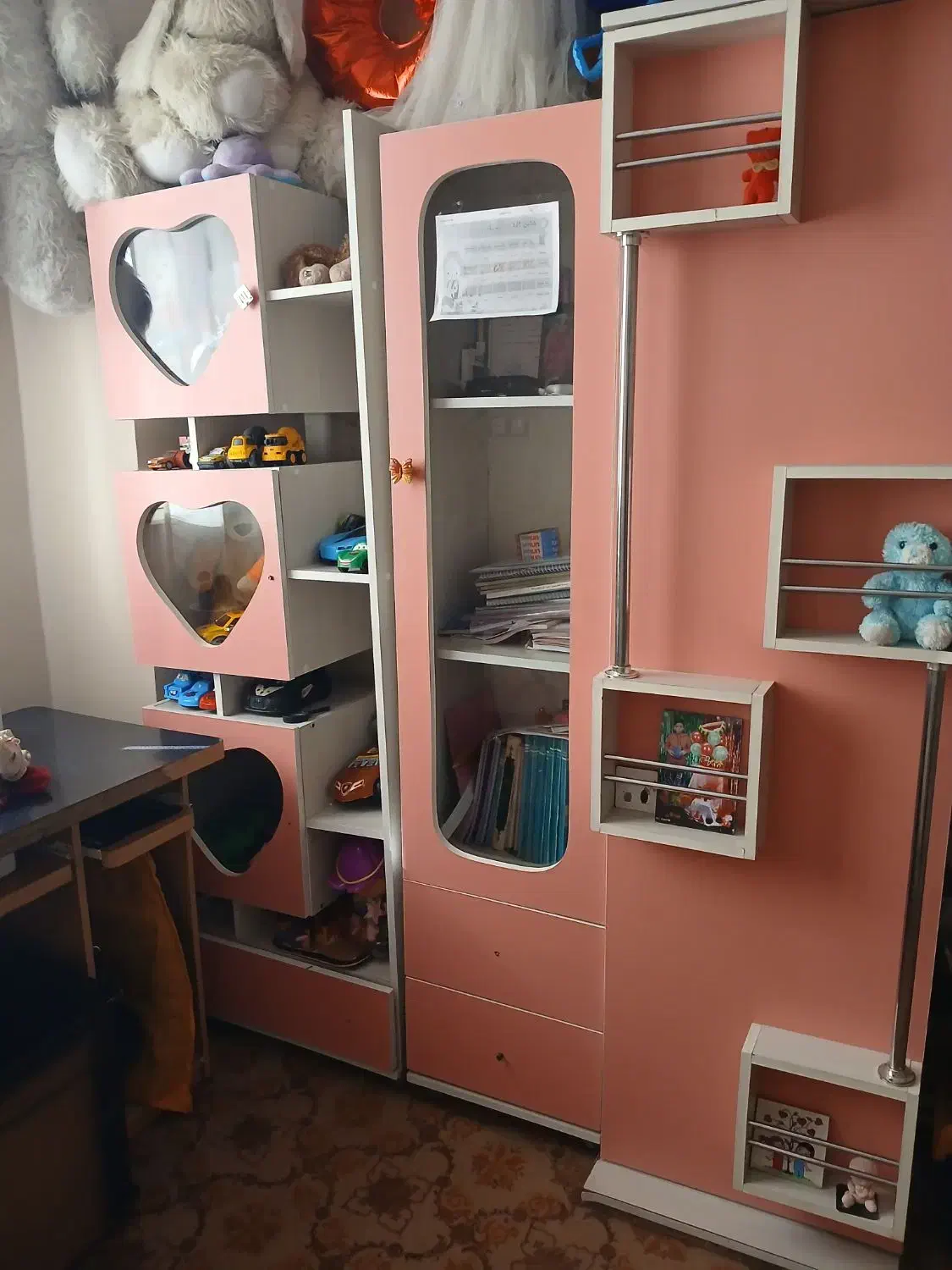 کمد سه تیکه. و میز تحریر|میز تحریر و کامپیوتر|رباط‌کریم, رباط‌کریم|دیوار