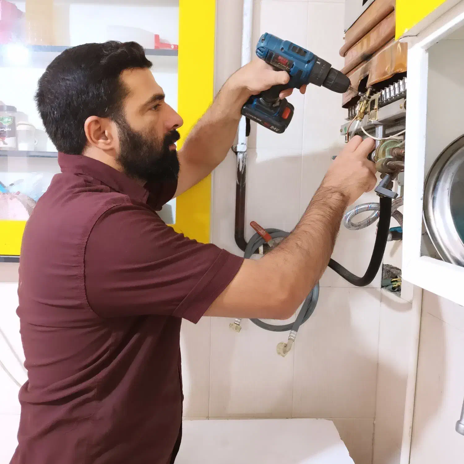 تعمیر بخاری شومینه آبگرمکن پکیج اجاقگاز لوله کش آب|خدمات پیشه و مهارت|خرم‌آباد, |دیوار