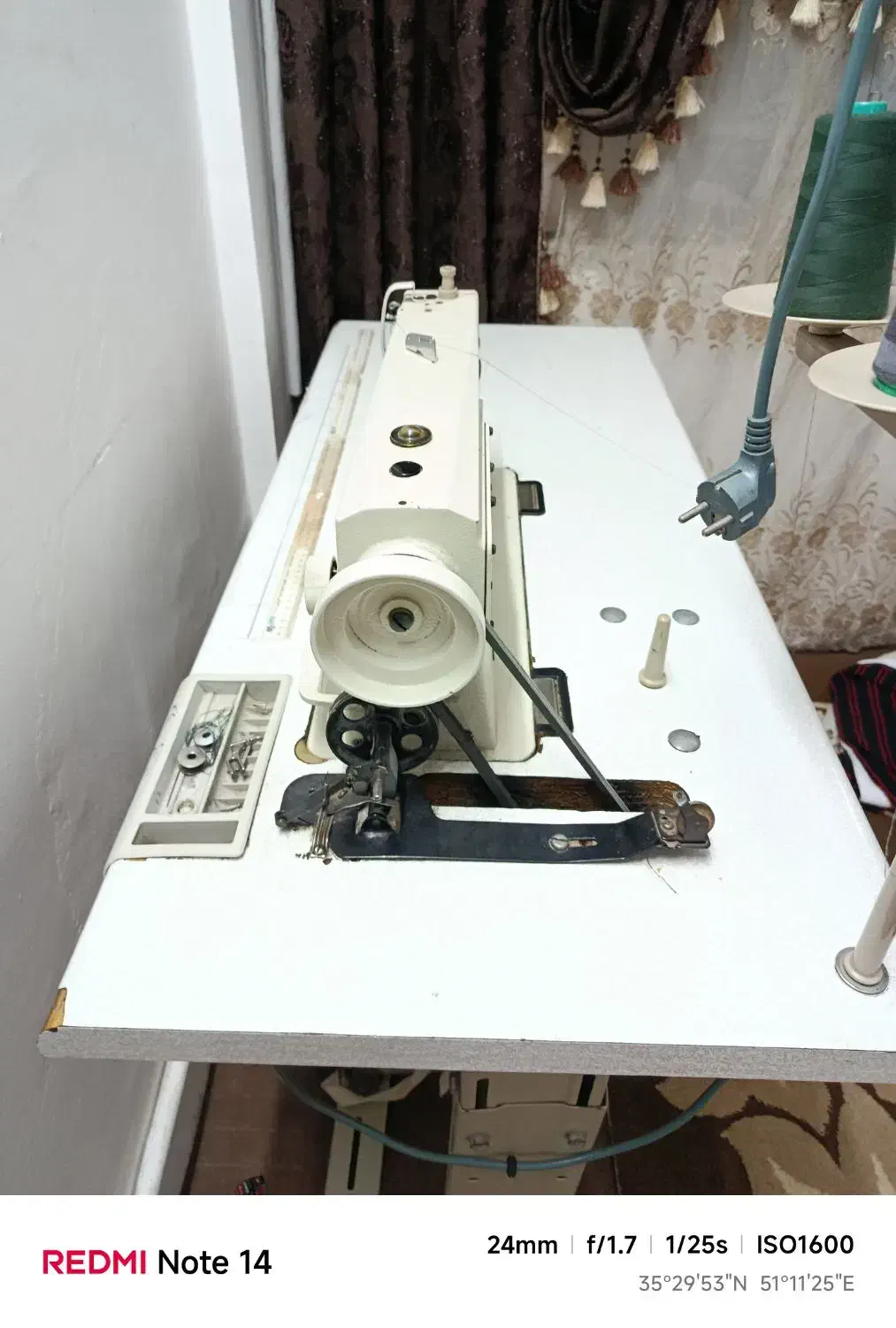 چرخ خیاطی صنعتی راسته دوز|چرخ خیاطی و ریسندگی|بهارستان, |دیوار