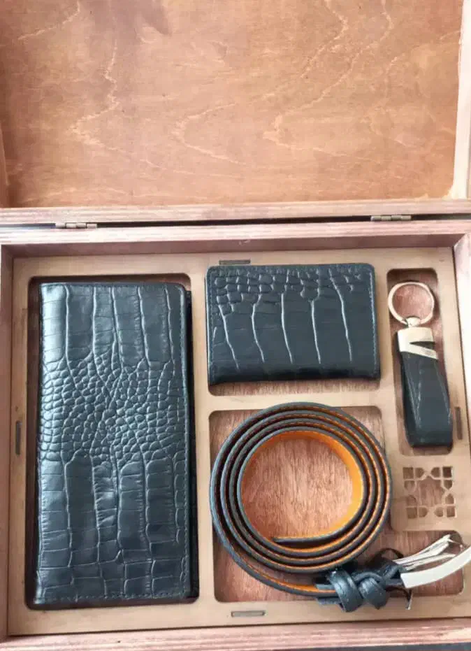 ست چرم طبیعی / کادویی|کیف، کفش، کمربند|نظرآباد, نظرآباد|دیوار