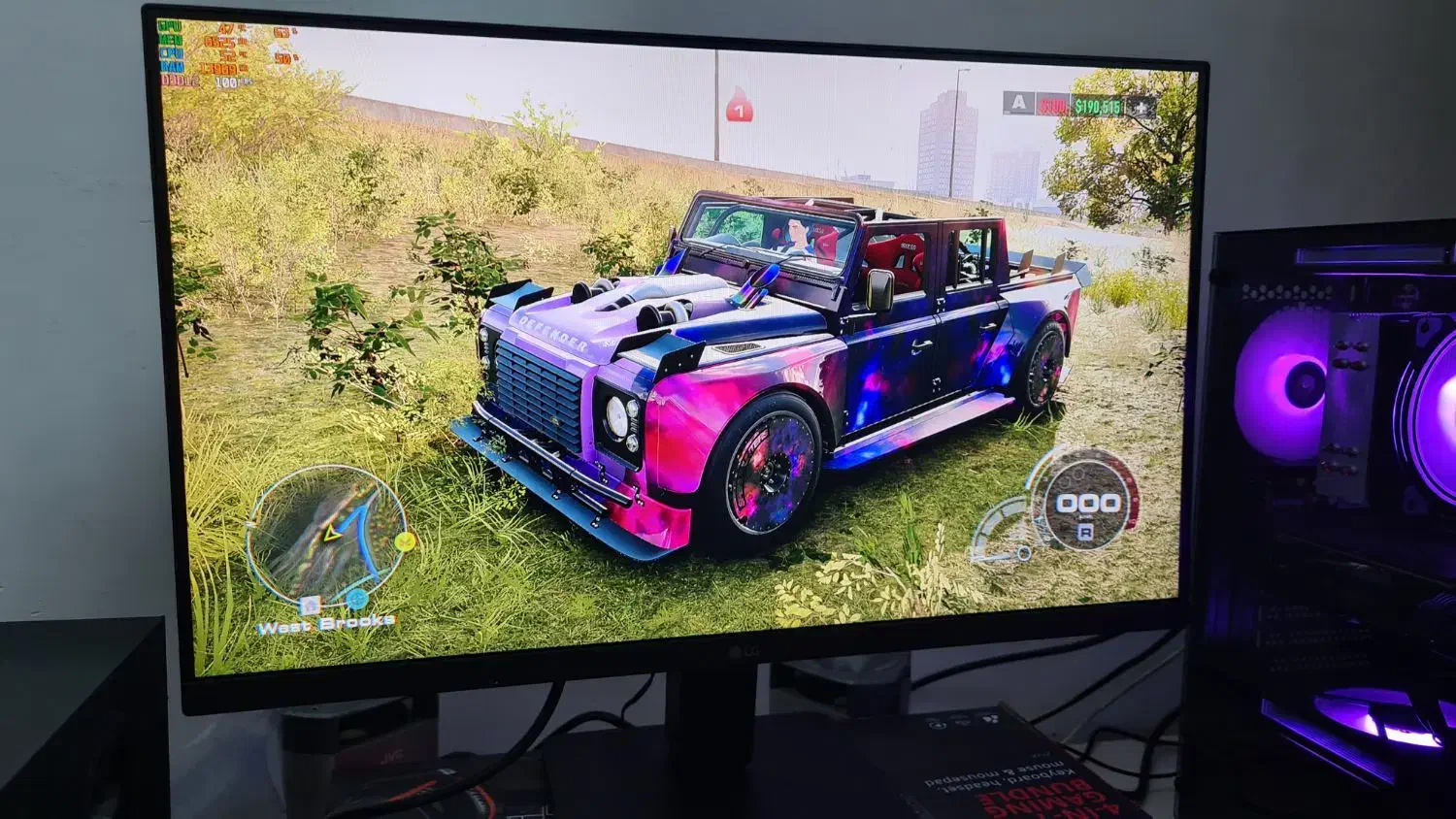 مانیتور 24 اینچ ال جی 100 هرتز|قطعات و لوازم جانبی رایانه|نسیمشهر, |دیوار