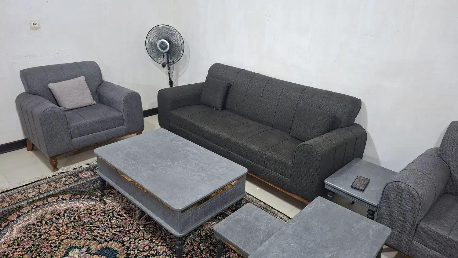 مبل ۷ نفره با میز وسط|مبلمان خانگی و میز عسلی|بندر ماهشهر, |دیوار