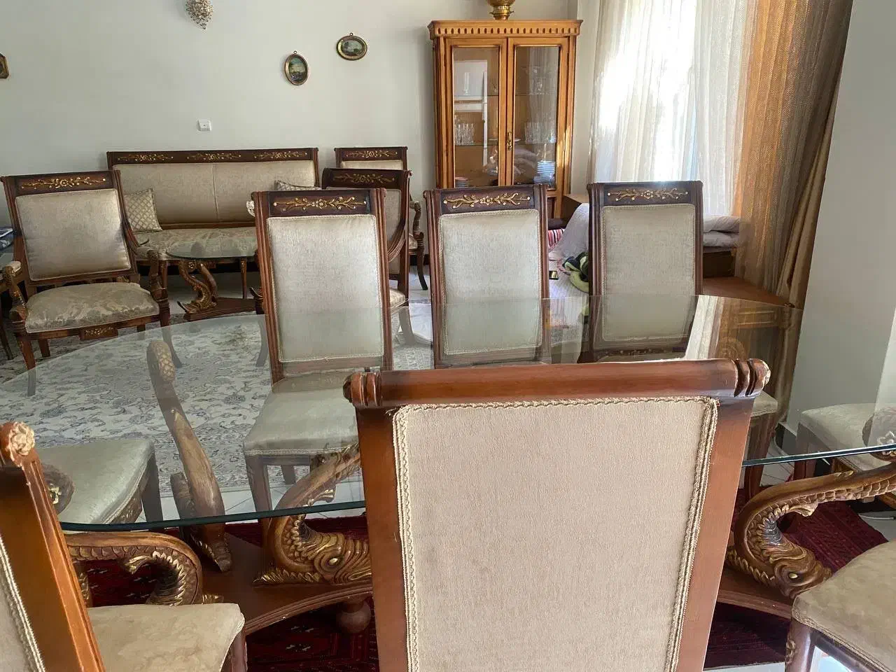 میز نهار خوری چوبی|میز و صندلی غذاخوری|پردیس, فاز ۲|دیوار